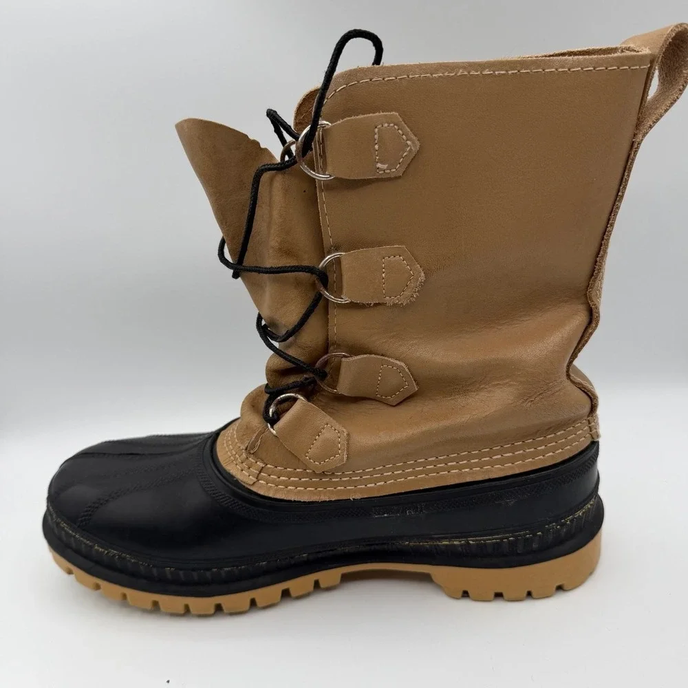 Sorel Scout Kaufman Leather Duck Boots Made in Canada Winter‎ Snow Boots
